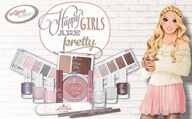 Нежная и уютная - Essence Happy girls are pretty eyeshadow palette 01 Happiness is... seeing your smile