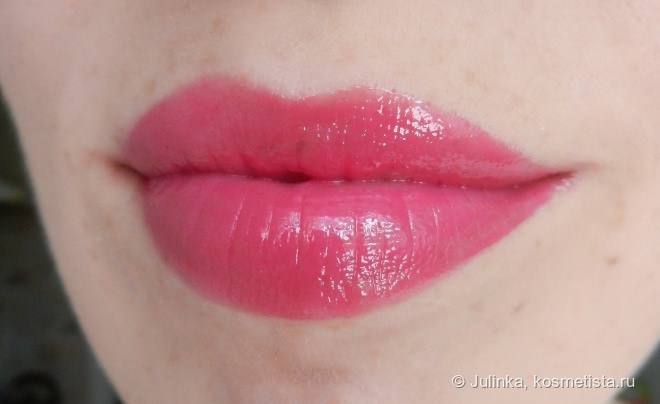 Розовый и очень красивый - блеск для губ Sweet kiss 107 Lux Visage