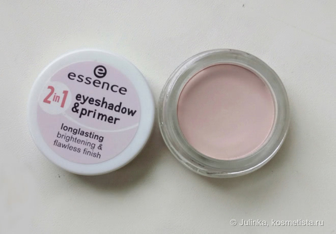 Стойкость и цвет с базой Essence 2in1 eyeshadow & primer - 02 nude rose
