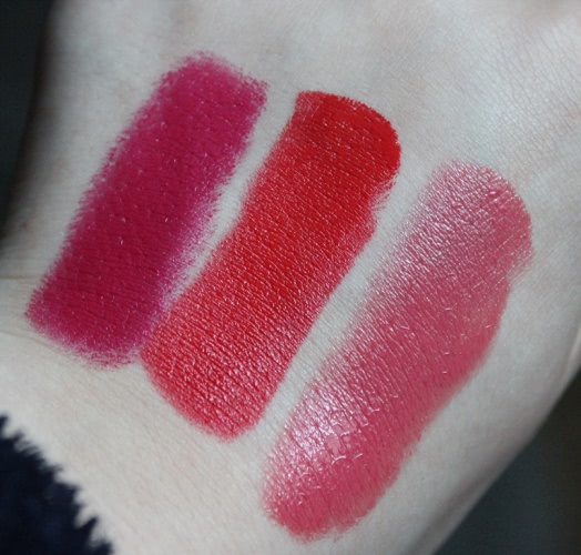 Три помады из линейки Dolce and Gabbana Monica Voluptuous Lipstick (Only, Chic, Italian)