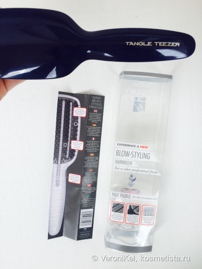 Что за зверь Tangle Teezer half paddle blow-styling hairbrush