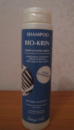 Шампунь Bottega Verde, серия от выпадения волос, Bio-Krin.
