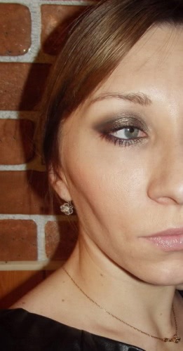 Новогодний макияж на базе классического Smoky eyes