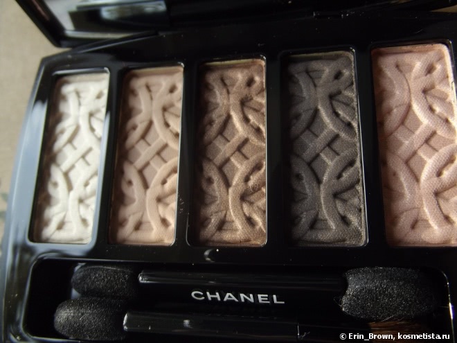 Пятицветная палетка теней Chanel Entrelacs Eyeshadow Palette