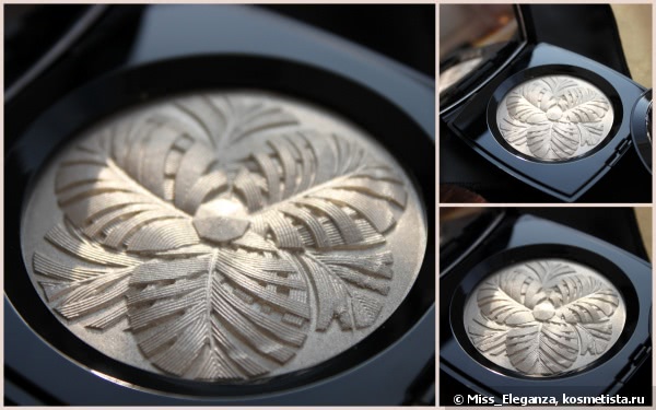 Пудра-хайлайтер Chanel Camelia de Plumes Poudre illuminatrice Highlighting Powder из Рождественской коллекции Plumes Precieuses de Chanel
