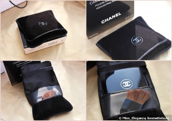Пудра-хайлайтер Chanel Camelia de Plumes Poudre illuminatrice Highlighting Powder из Рождественской коллекции Plumes Precieuses de Chanel
