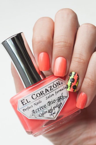 El Corazon Active Bio-gel Color gel polish — коллекция Jelly Neon