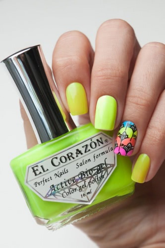 El Corazon Active Bio-gel Color gel polish — коллекция Jelly Neon