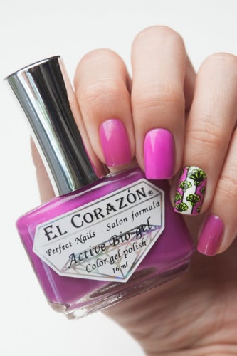 El Corazon Active Bio-gel Color gel polish — коллекция Jelly Neon