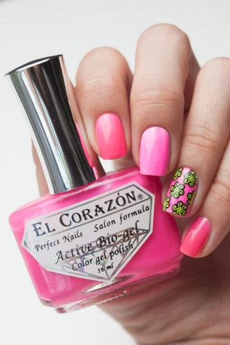 El Corazon Active Bio-gel Color gel polish — коллекция Jelly Neon
