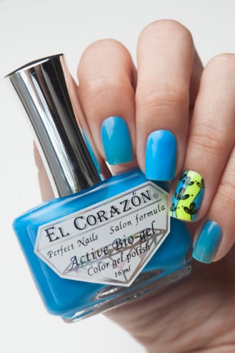 El Corazon Active Bio-gel Color gel polish — коллекция Jelly Neon
