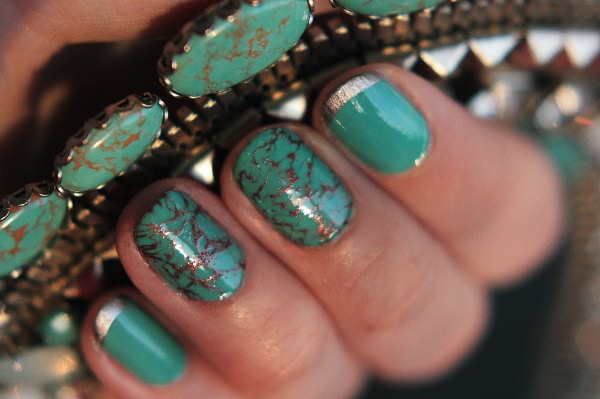 Essie Nail Lacquer #98 Turquoise Caicos и #323 Ruffles & Feathers