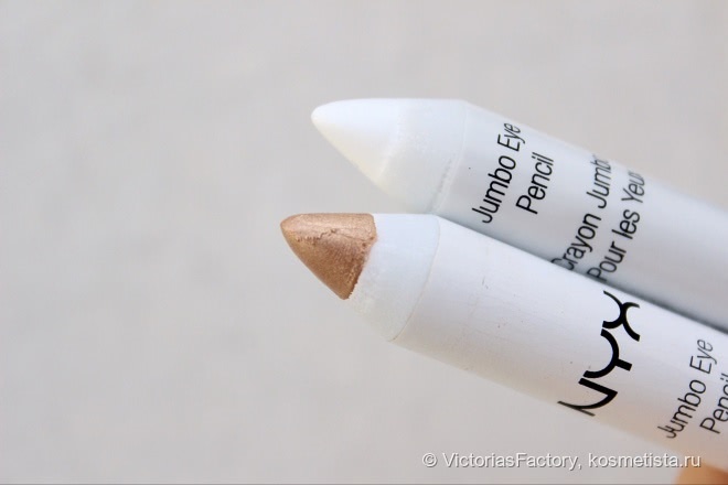 Nyx Jumbo Pencil в оттенках Milk и Cashmere
