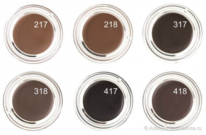 BrowGel от Just Make Up в оттенке 417 - не только губы любят помаду