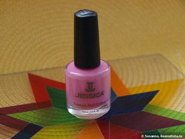 China Glaze, Texture, Nail Lacquer with Hardeners, Unrefined 81280 и Jessica, Custom Nail Colour, Pink Shockwaves 790