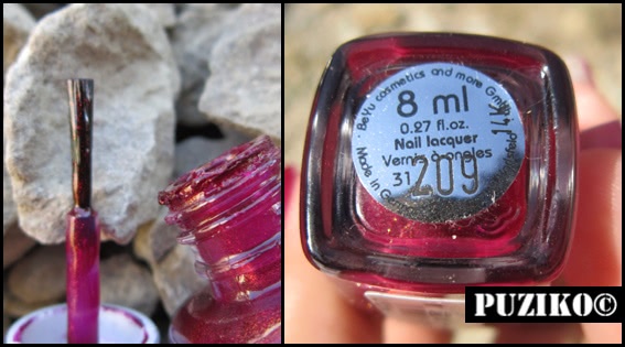 Beyu Nail Lacquer Brilliant Shiraz # 209 Inci 31