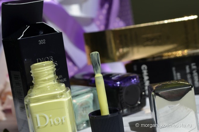 Весна'16 любимое лаковое: Dior Vernis #302 Garden; YSL #71 Peace Green; Chanel Le Vernis #683 Sunrise Trip