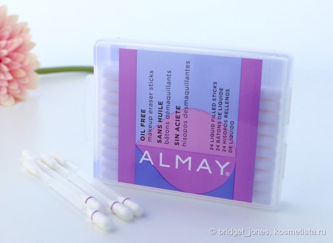 Almay – гипоаллергенные диски для смывки косметики и волшебные палочки Almay eraser sticks