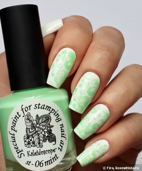 Краска для стемпинга Kaleidoscope Special paint for stamping nail art. Часть вторая