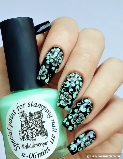Краска для стемпинга Kaleidoscope Special paint for stamping nail art. Часть вторая