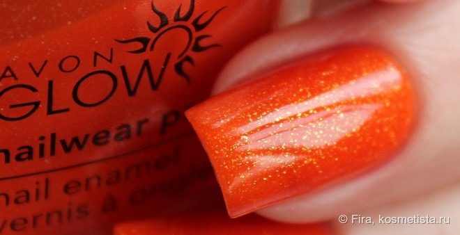 Avon Glow nailwear pro+ — Flaming Orange