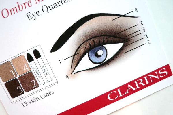 Clarins Ombre Minerale 4 Couleurs Eye Quartet Mineral Palette Long-Lasting 13 skin tones