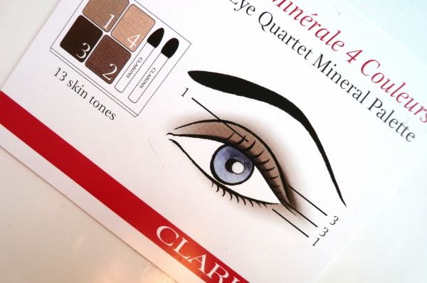 Clarins Ombre Minerale 4 Couleurs Eye Quartet Mineral Palette Long-Lasting 13 skin tones