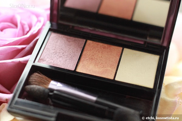 Shiseido. Luminizing Satin Eye Color Trio. RD299 Beach Grass