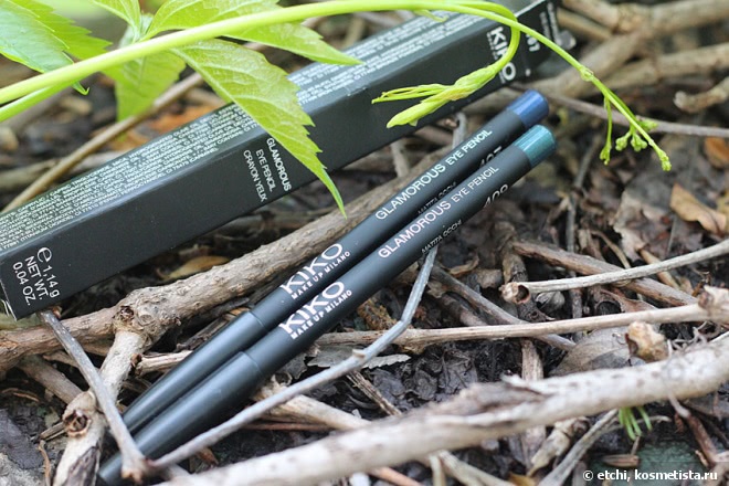 Карандаши для глаз Glamorous Eye Pencil от Kiko Make Up Milano #407 и #409