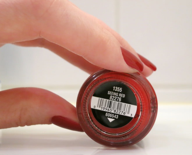 Такой долгожданный теплый красный! China Glaze Nail Lacquer with Hardeners