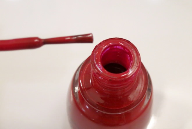 Такой долгожданный теплый красный! China Glaze Nail Lacquer with Hardeners