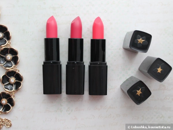 L'etoile Selection Comme Il Faut lipsticks #201, 202, 203, 204, 205, 206, 208, 210, 211, 212, 213, 215, 216