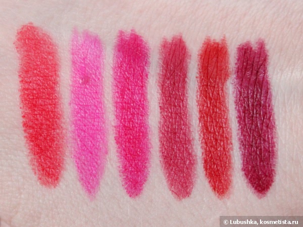L'etoile Selection Comme Il Faut lipsticks #201, 202, 203, 204, 205, 206, 208, 210, 211, 212, 213, 215, 216