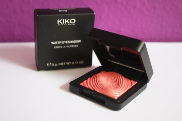 Тени Kiko Water Eyeshadow #219 Flamingo Pink