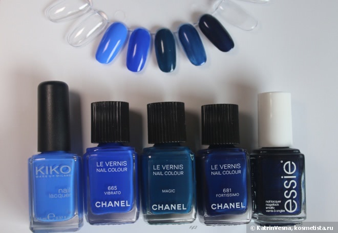 Синие лаки Chanel: Vibrato, Fortissimo, Magic