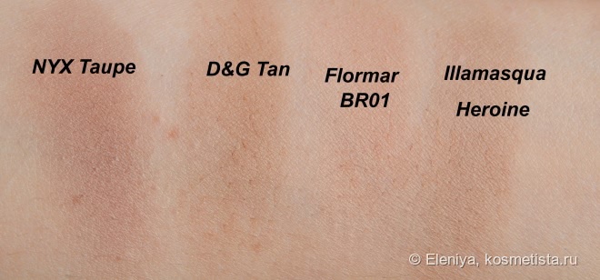 Бюджетная пудра-скульптор Flormar Bronzing powder в оттенке BR01