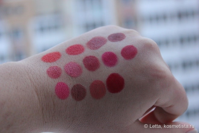 13 оттенков губной помады Wet n wild Mega Last Matte Lip Color