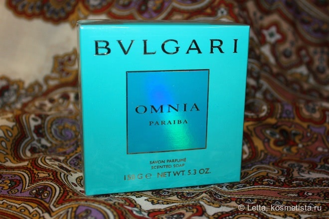 Парфюмированное мыло Bvlgari Omnia Paraiba