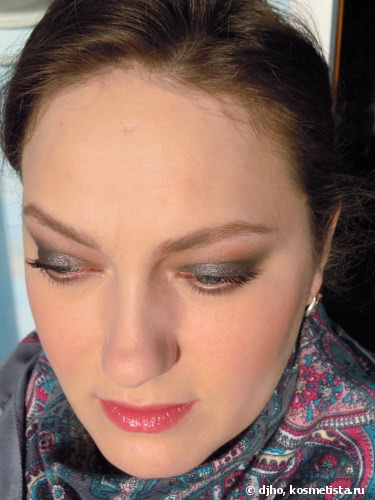 Clarins Ombre Matte Cream-to-Powder Matte Eyeshadow Smoothing & Long-Lasting #05 Sparkle Grey
