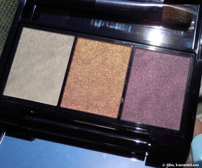 Shiseido Luminizing Satin Eye Color Trio #rd299 Beach Grass; #RD 711 Pink Sands