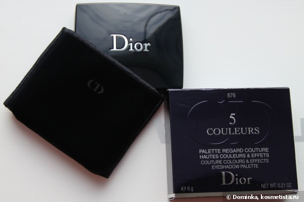 Dior Trafalgar (876) 5 Couleurs Couture colors&efects eyeshadow palette. Палитра теней для макияжа глаз