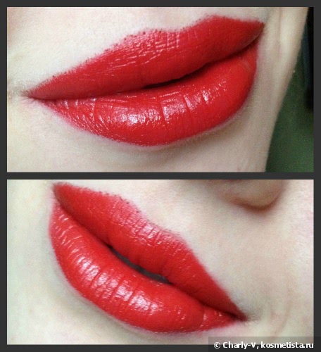 Дуэт помады ArtDeco Perfect Color Lipstick № 03 (Poppy Red) и блеска для губ Divage Vinyl Gloss № 3221