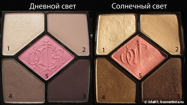 Весенняя-весенняя палетка Dior 5 Couleurs Kingdom of Сolors Eyeshadow Palette #856 - House of pinks