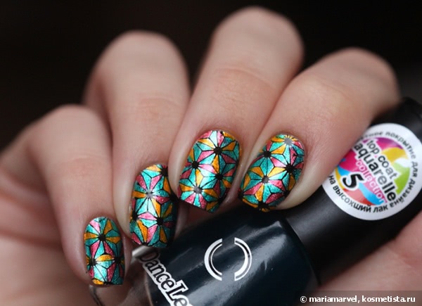 Dance Legend Top Coat Aquarelle в стемпинге