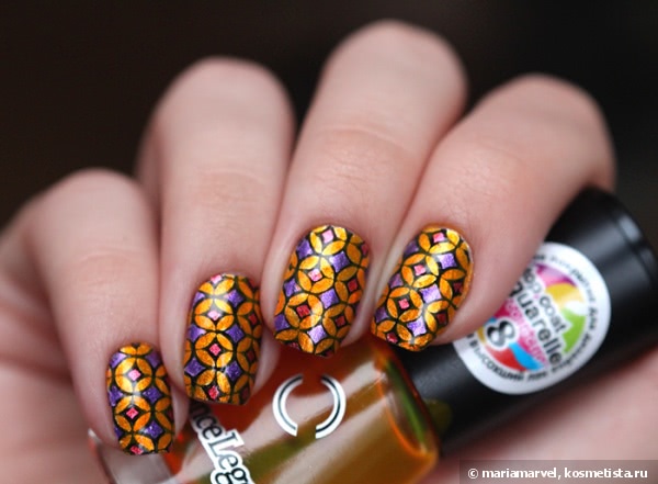 Dance Legend Top Coat Aquarelle в стемпинге