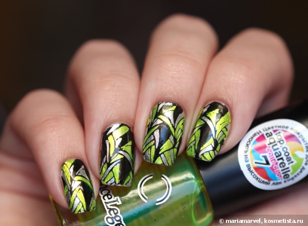 Dance Legend Top Coat Aquarelle в стемпинге