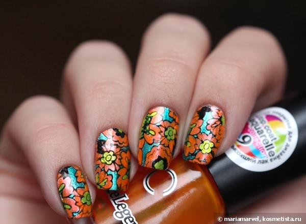 Dance Legend Top Coat Aquarelle в стемпинге