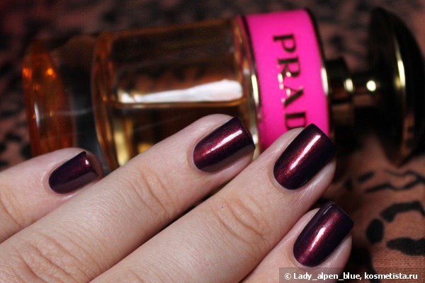 Моя осенняя драгоценность - лак Ga-De 807 Black Ruby