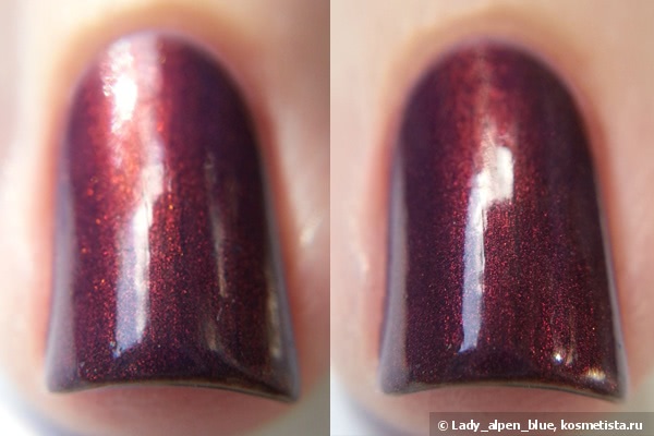 Моя осенняя драгоценность - лак Ga-De 807 Black Ruby