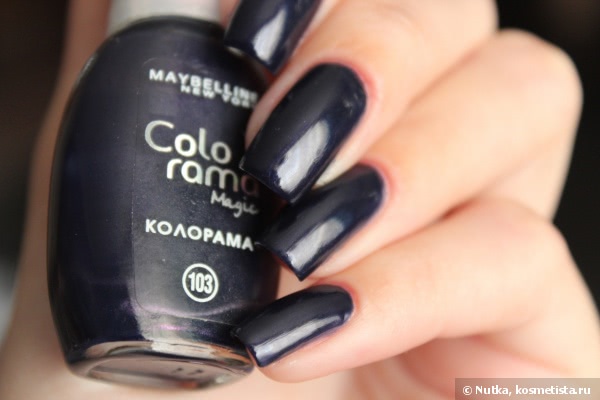 Maybelline Colorama Magic #103 Синяя птица - классика с космосом в сердце